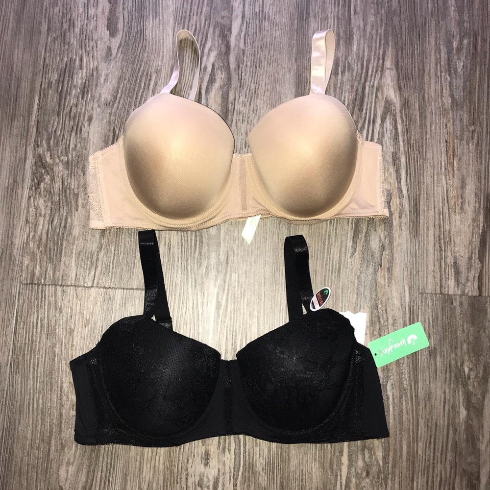 Two bras